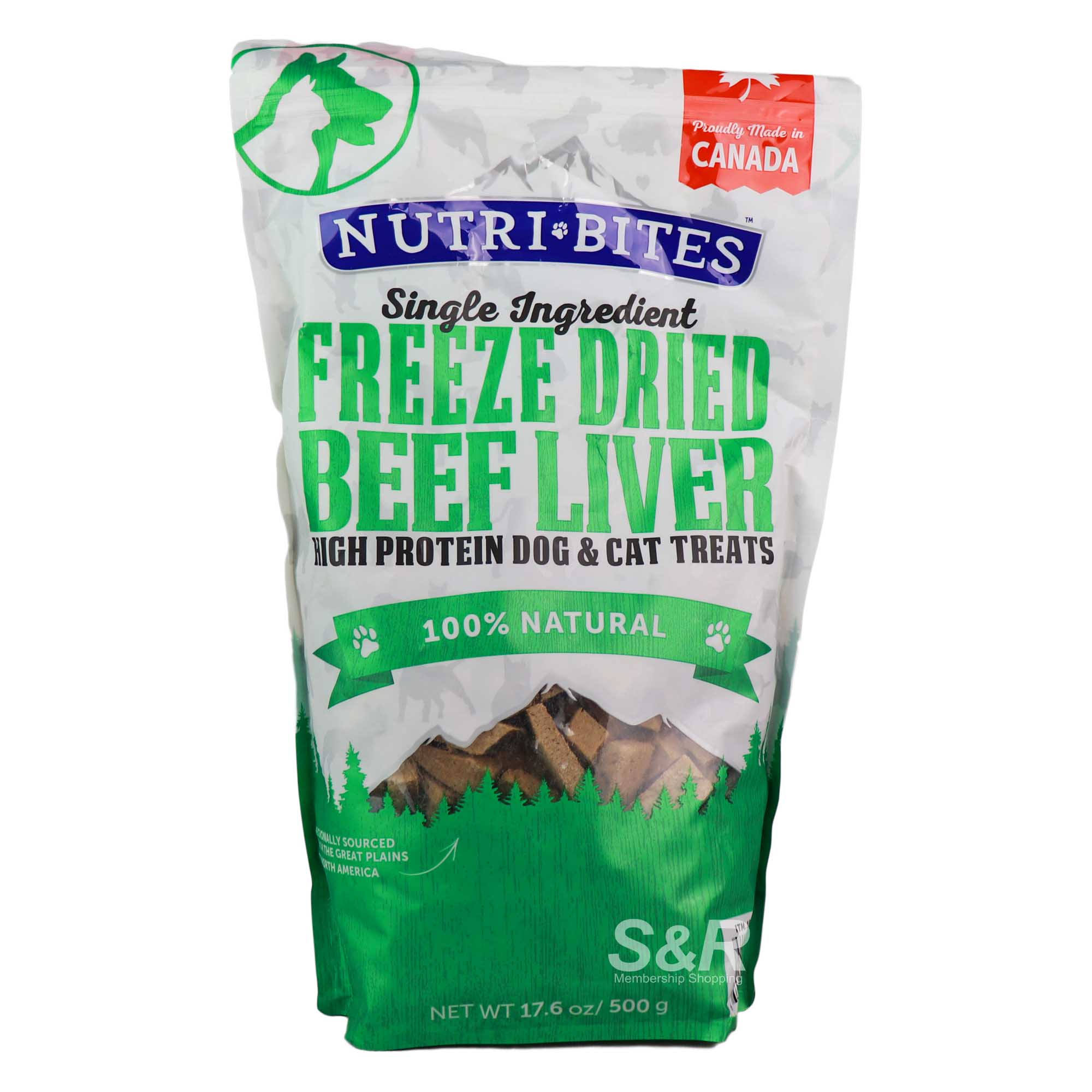 Nutri Bites Freeze Dried Beef Liver Dog and Cat Treats 500g Nutri Bites Freeze Dried Beef Liver Dog and Cat Treats 500g
